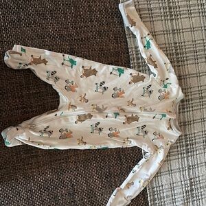 Adorable Animal Print Kids One Piece